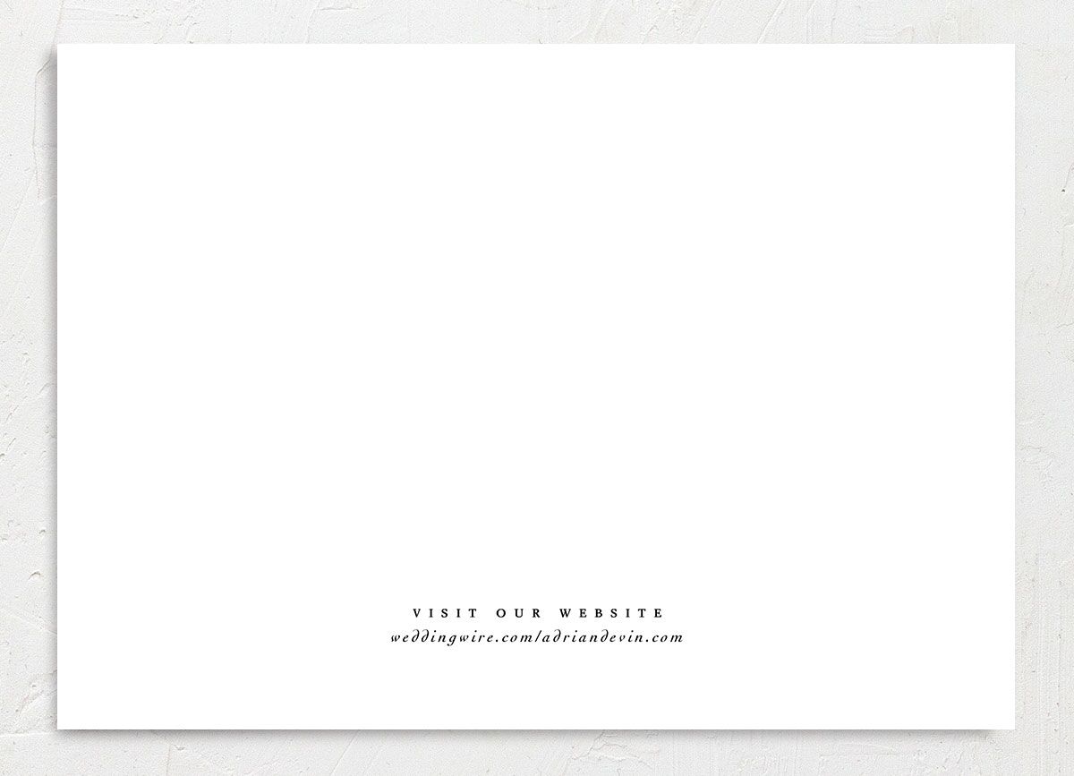 Romantic Lettering Save the Date Cards back in Pure White