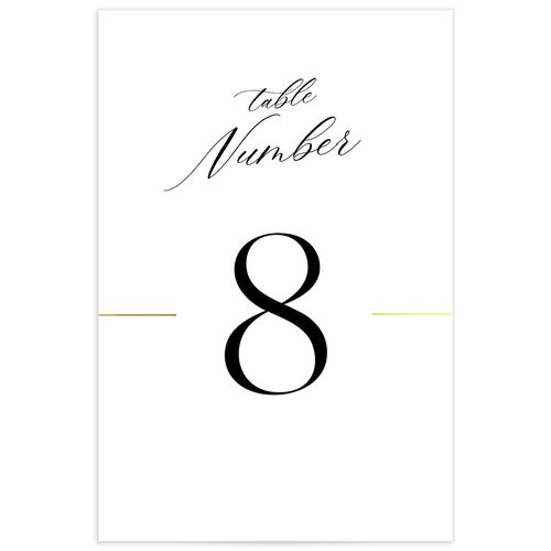 Romantic Lettering Table Numbers