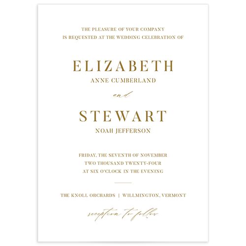 Exquisite Wreath Wedding Invitations - Rose Pink