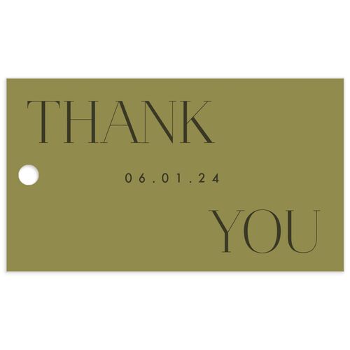 Chic Monogram Favor Gift Tags
