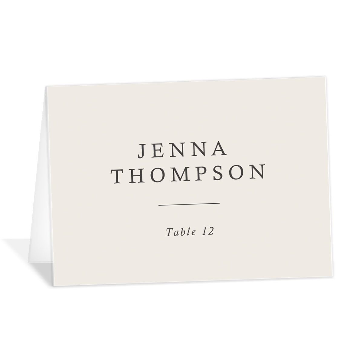 Brushstroke Garland Place Cards [object Object] in Cream