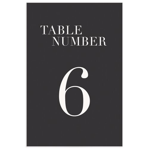Versatile Vogue Table Numbers