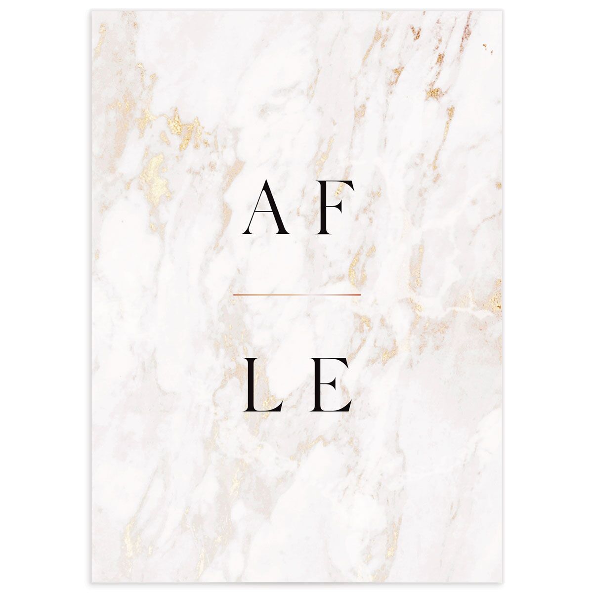 Classic Marble Wedding Enclosure Cards back in Pure White