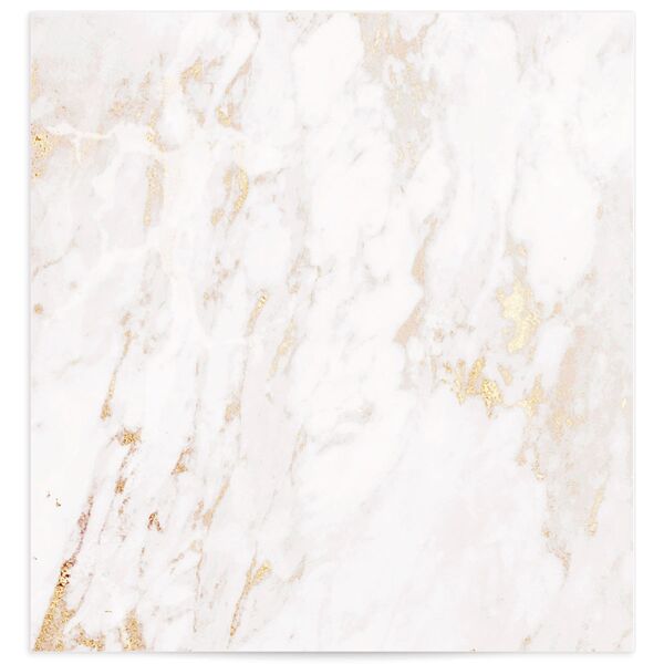 Classic Marble Envelope Liners front in Pure White