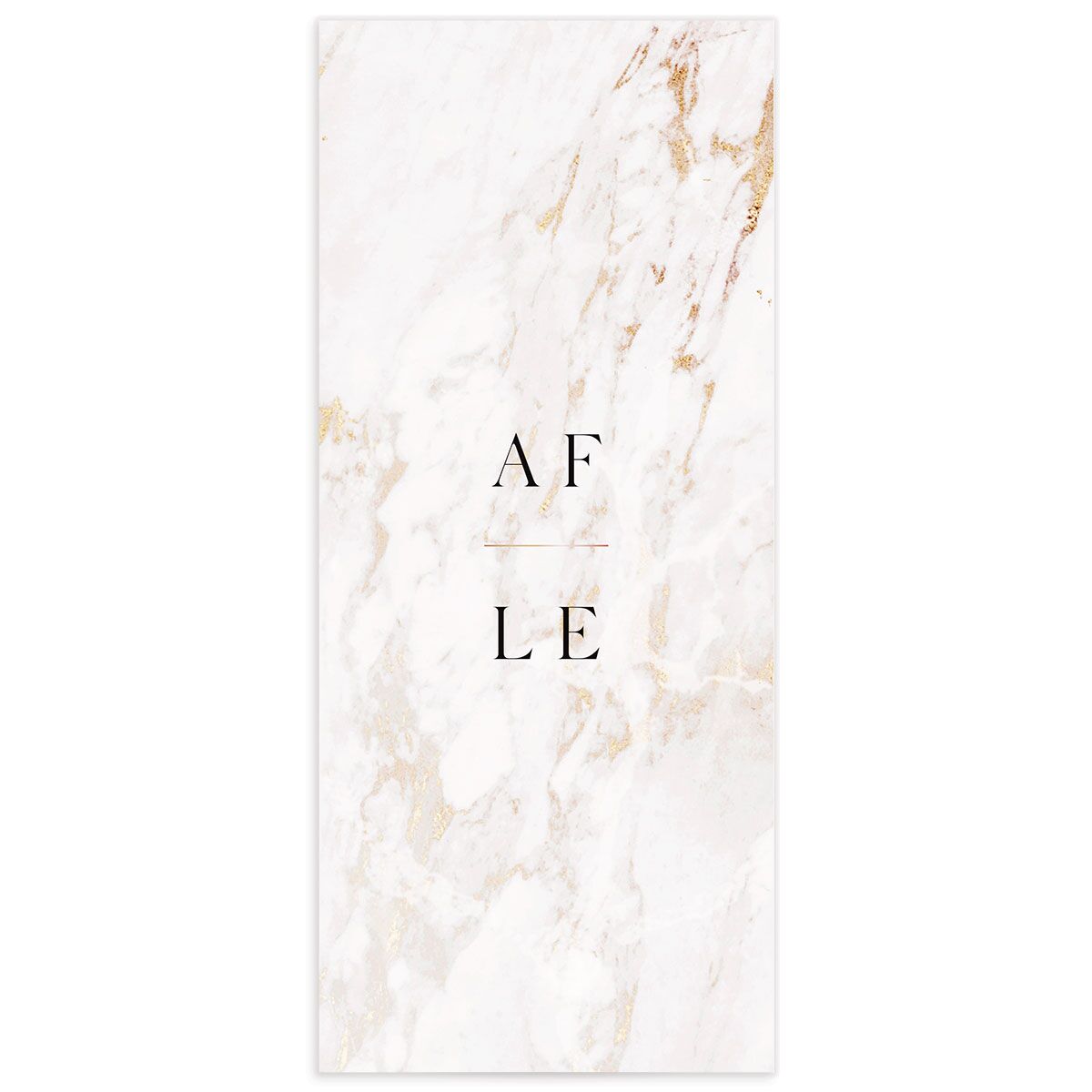 Classic Marble Menus back in Pure White