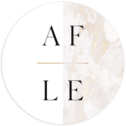 Classic Marble Wedding Stickers