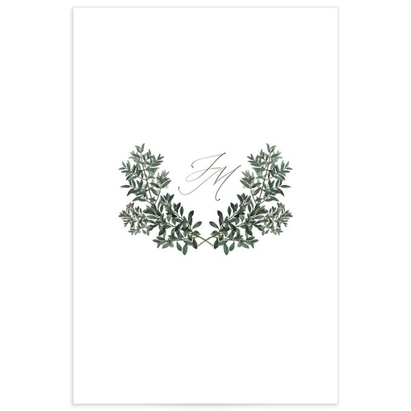 Ornate Leaves Table Numbers back in Pure White