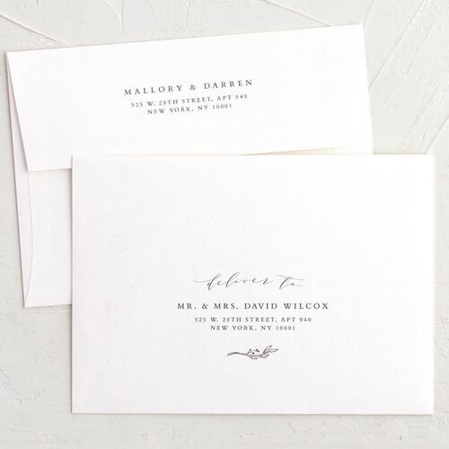 Elegant Sprigs Thank You Card Envelopes