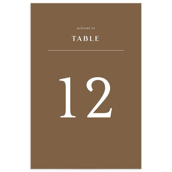 Storybook Mountaintop Table Numbers back in Walnut