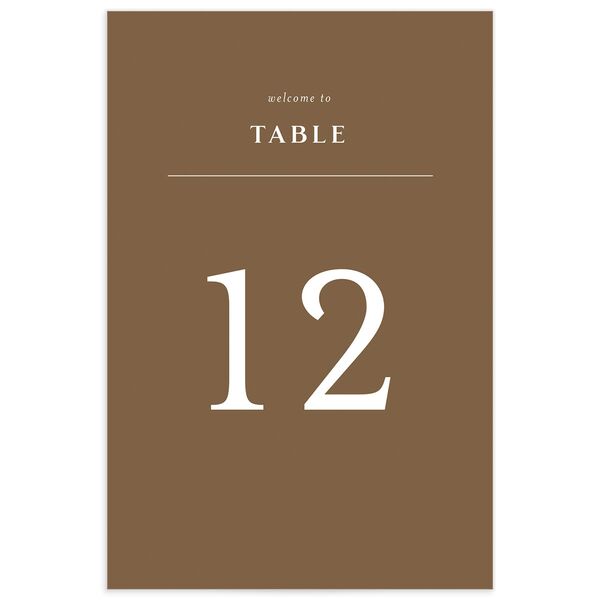 Storybook Mountaintop Table Numbers front in Walnut
