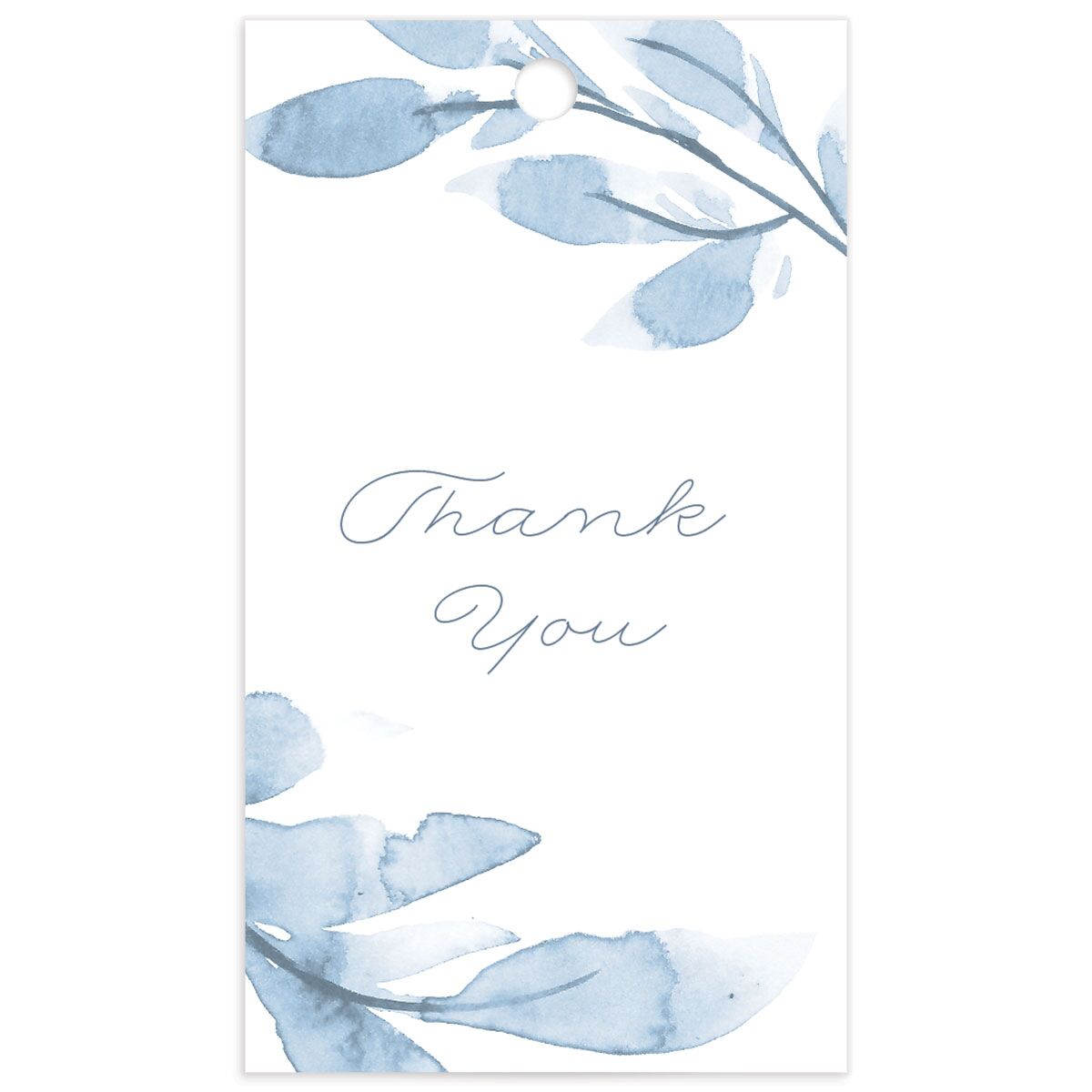 Ethereal Branches Favor Gift Tags back in Dusty Blue