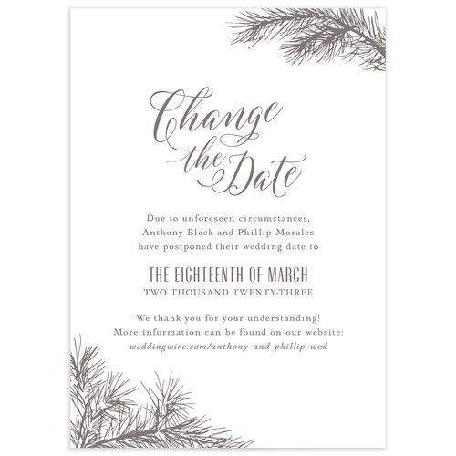 Playful Evergreen Change the Date Cards