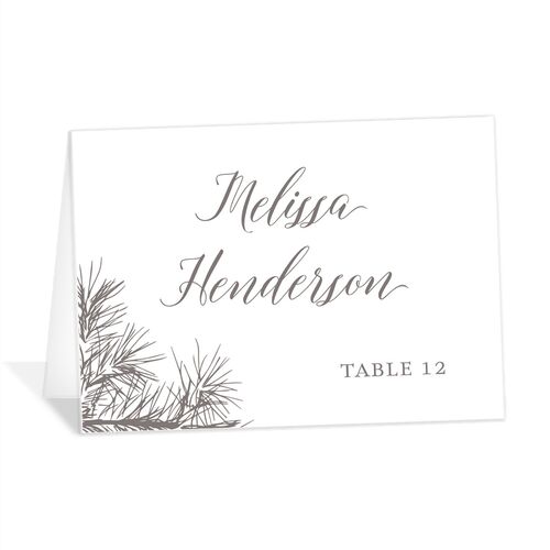 Playful Evergreen Place Cards