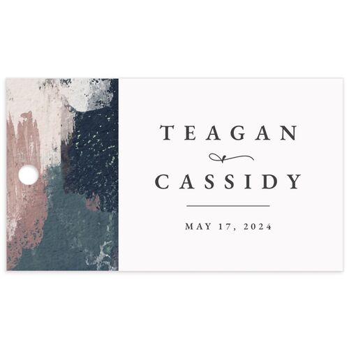 Abstract Canvas Favor Gift Tags