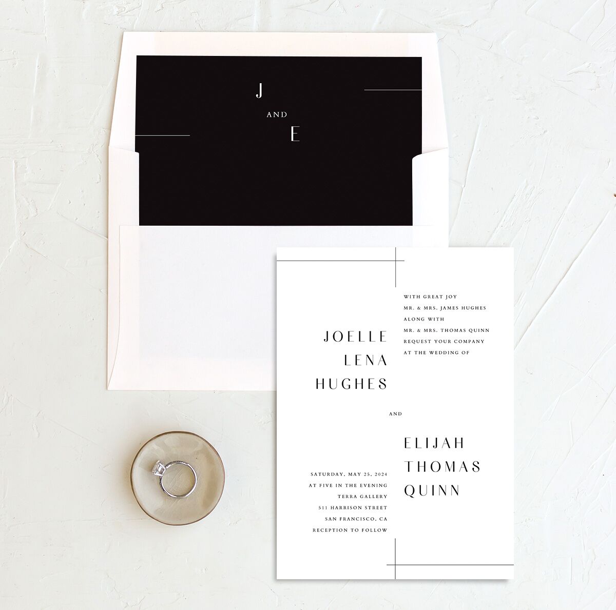Minimal Lines Envelope Liners envelope-and-liner in Pure White