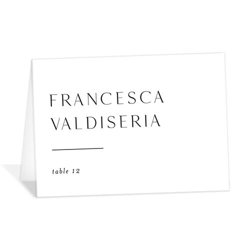 Timeless Elegance Place Cards - Midnight
