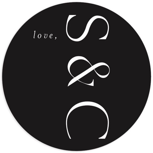 Timeless Elegance Wedding Stickers - Midnight