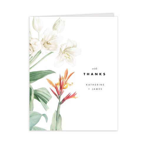 Natural Blooms Thank You Cards