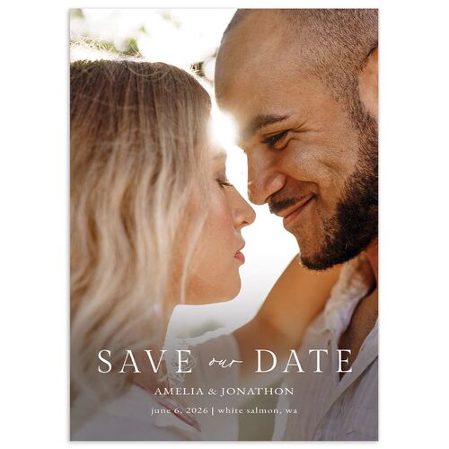 Wild Daisies Save the Date Cards - Buttercup