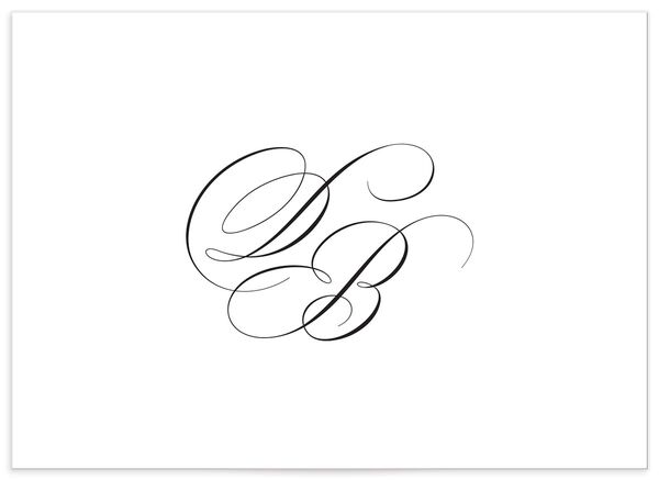 Traditional Elegance Wedding Response Cards back in Pure White