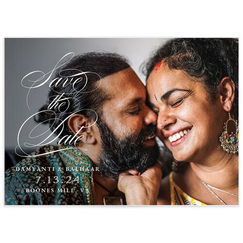 Traditional Elegance Save the Date Cards