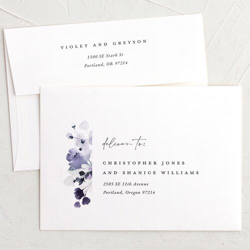Dreamy Bouquet Bridal Shower Invitation Envelopes