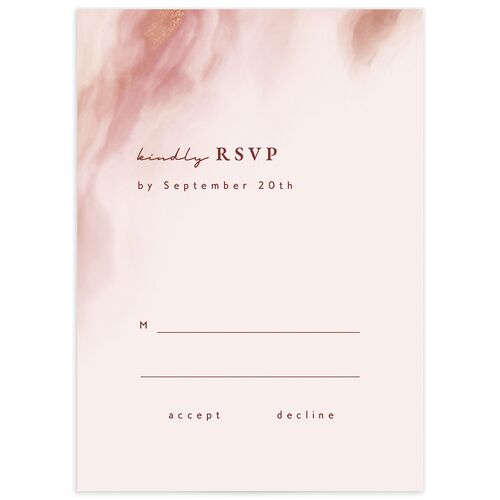 Vibrant Abstract Wedding Response Cards