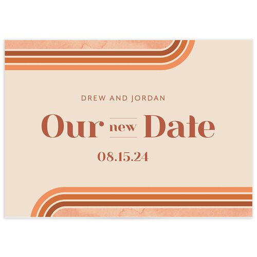 Vintage Lines Change the Date Cards - Pumpkin