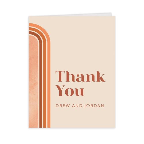 Vintage Lines Thank You Cards