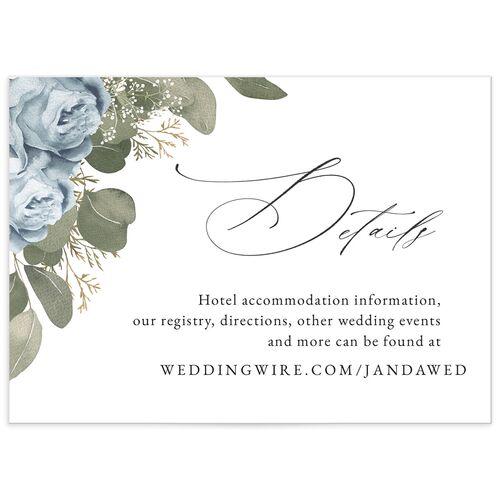 Vibrant Roses Wedding Enclosure Cards