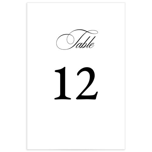 Elevated Simplicity Table Numbers