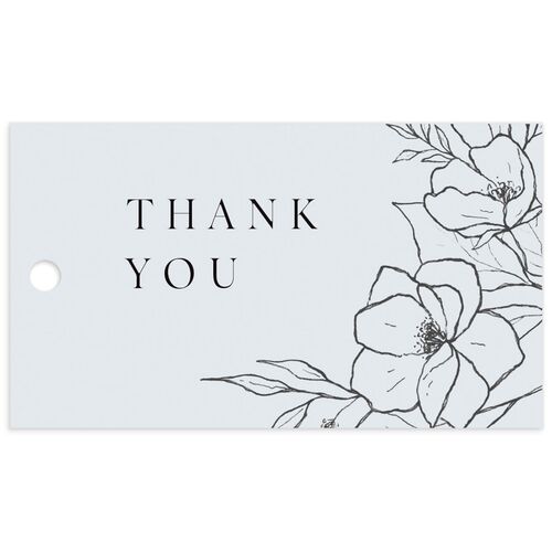 Etched Blossoms Favor Gift Tags