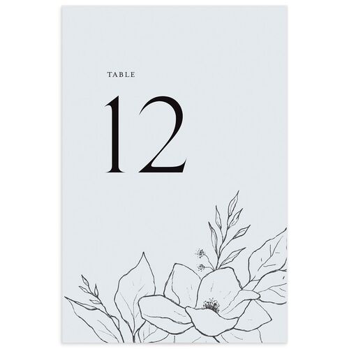 Etched Blossoms Table Numbers
