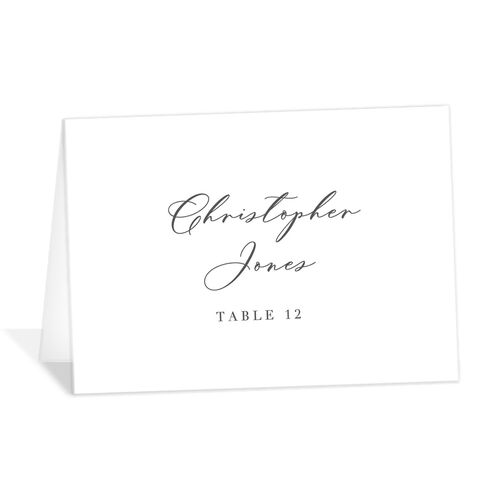 Chic Calligraphy Place Cards
