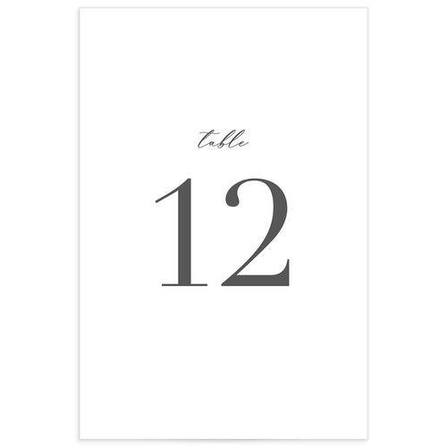 Chic Calligraphy Table Numbers