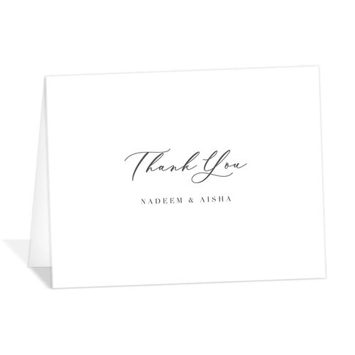 Chic Calligraphy Thank You Cards