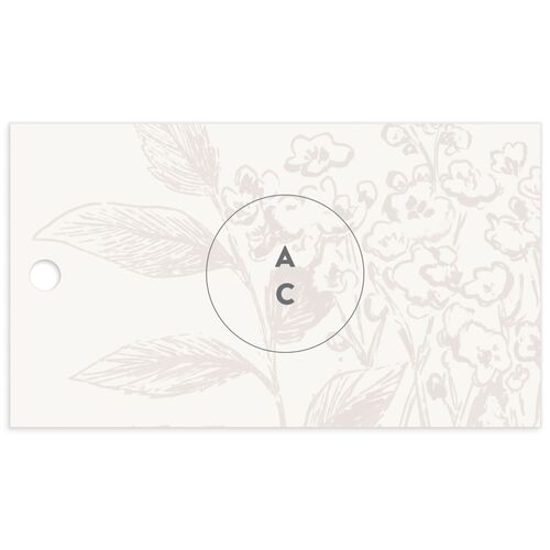 Understated Blossoms Favor Gift Tags