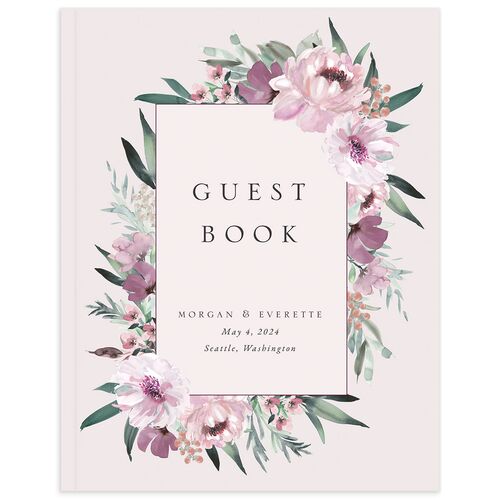 Decadent Blossom Wedding Guest Book