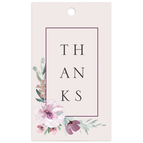 Decadent Blossom Favor Gift Tags - Lilac