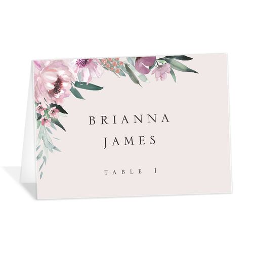 Decadent Blossom Place Cards - Lilac