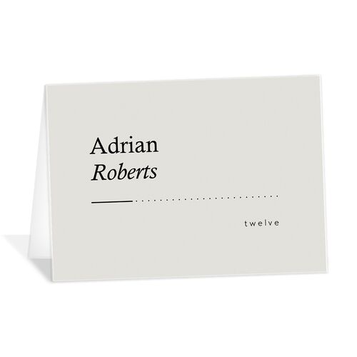 Simple Style Place Cards