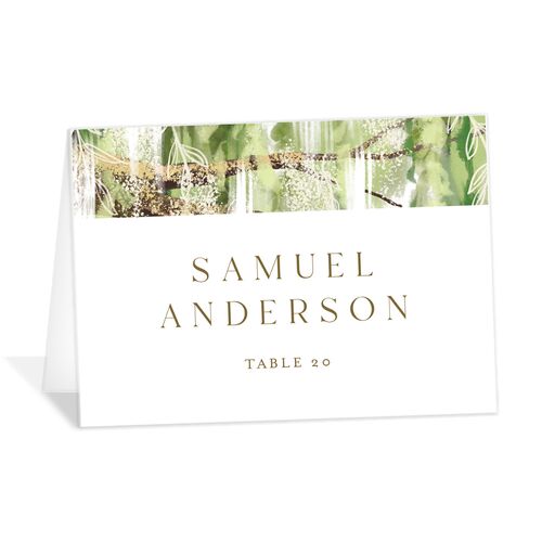 Southern Spanish Moss Place Cards - Pure White