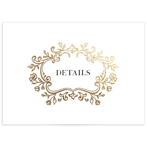 Opulences Wedding Enclosure Cards by Vera Wang - Pure White