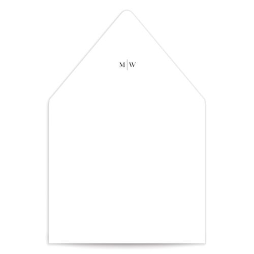Opulences Luxe Envelope Liners by Vera Wang - Pure White