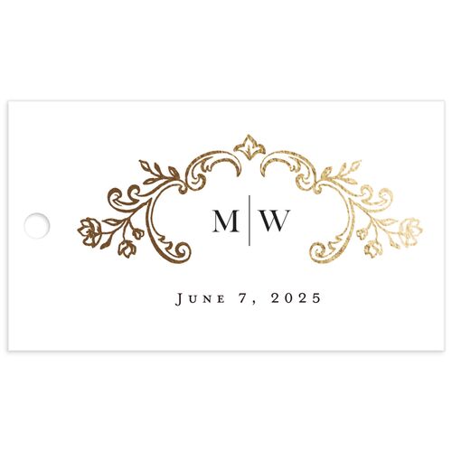 Opulences Favor Gift Tags by Vera Wang - Pure White