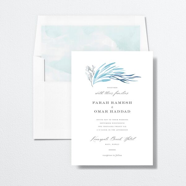 Classic Coastal Envelope Liners envelope-and-liner in French Blue