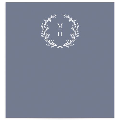 Monogram Branches Standard Envelope Liners - Regency Blue