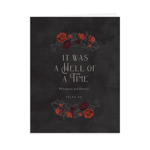 Gothic Gate Thank You Cards - Licorice