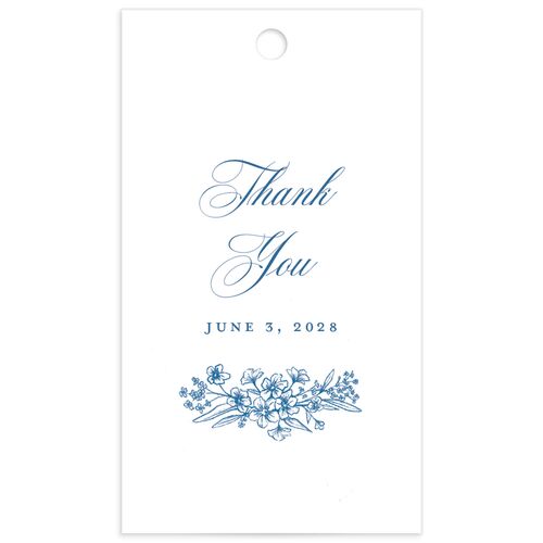 Elegant Antique Toile Frame Favor Gift Tags by Bridgerton - Cruise