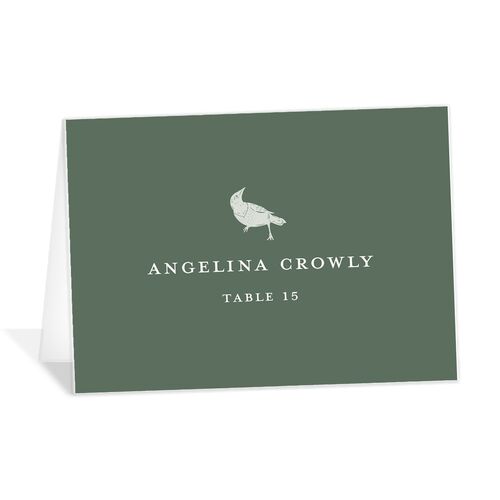 Crafted Garden Place Cards - Deep Olive